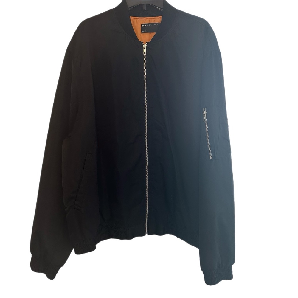 ASOS Men’s Black Bomber Jacket